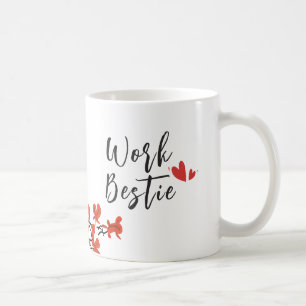 Mug Offre de bestie de travail à un collègue Deux oise