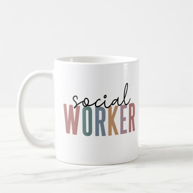 Mug Offres d'appréciation aux travailleurs sociaux (Gauche)