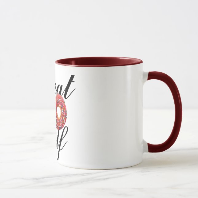 Mug offrez vous-même drôle doughnut mughnut design (Droite)