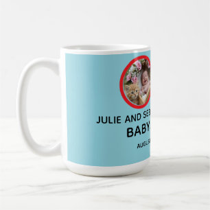 Mug Oh Bébé Chat Image Baby Shower Bleu
