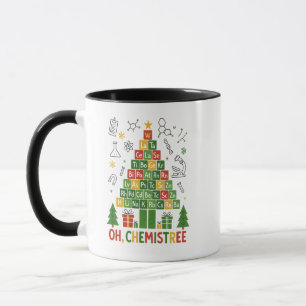 Mug Oh Chemistree Noël – Drôle de Chimie de Fêtes