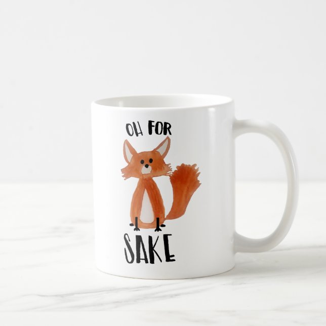Mug "Oh dans l'intéret de Fox ! "Tasse avec (Droite)