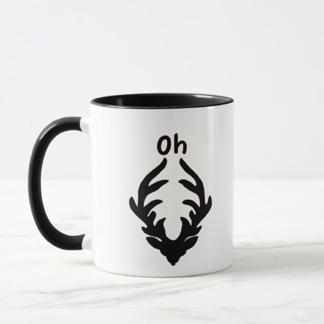 Mug Oh Deer Artistic Clean Style (Gauche)