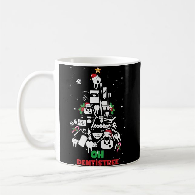 Mug Oh Dentistree Dentist Dental Teintures Dental Arbr (Gauche)