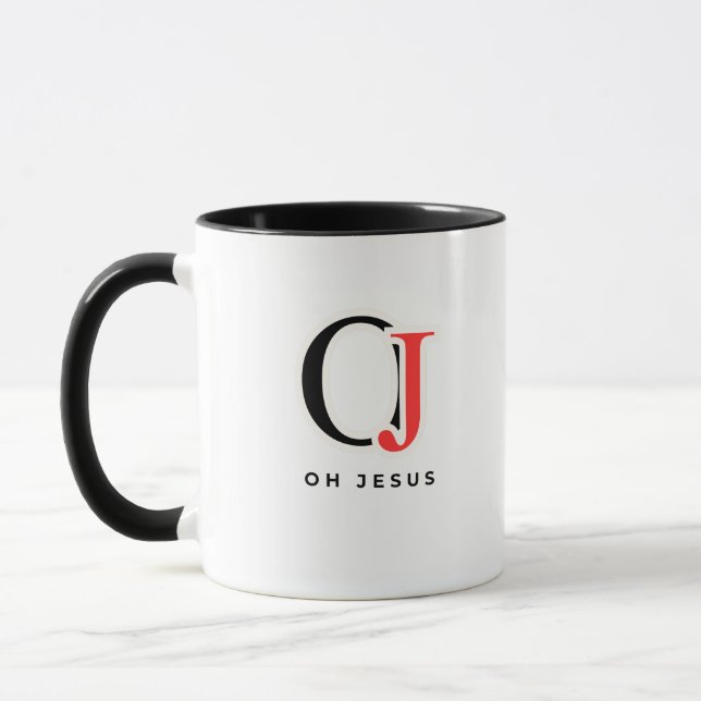 Mug Oh Juses Typographie Art (Gauche)