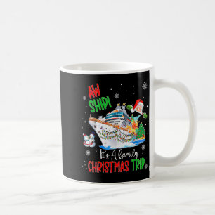 Mug Oh merde c'est un voyage de croisière de Noël 2025