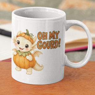 Mug Oh Mon Citrouille Mignon Bébé Dragon Halloween