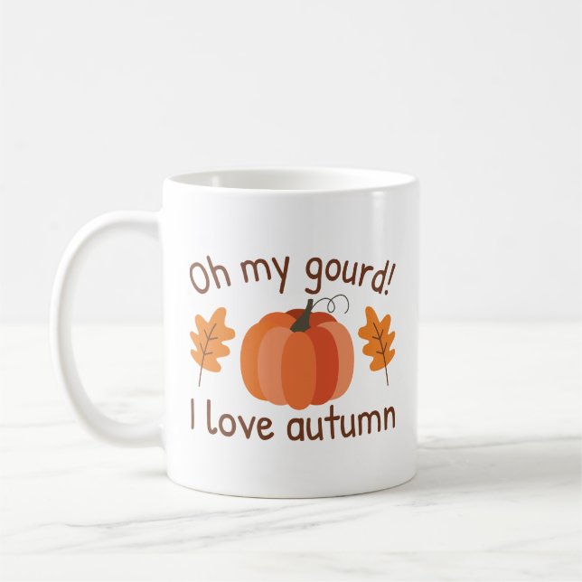Mug Oh Mon Gourd J'Aime Automne (Gauche)