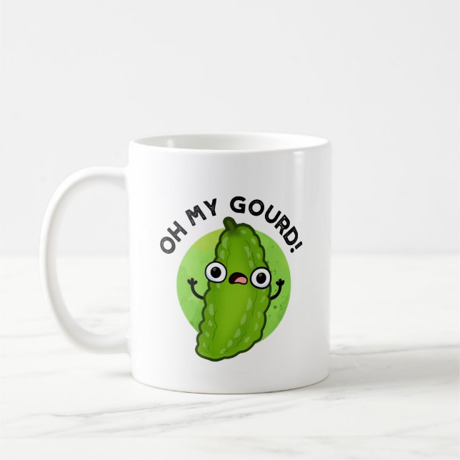 Mug Oh My Gourd Funny Veggie Pun (Gauche)