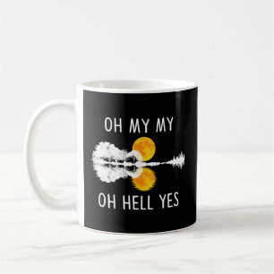 Mug Oh My My Oh Hell Yes Moon Guitar Lake Shadow