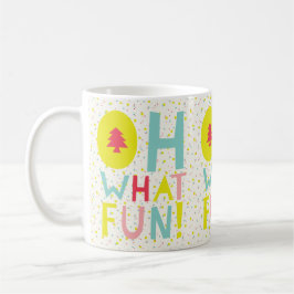 Mug Oh Quel Amusant sapin de Noël Points Confetti colo