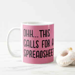Mug Ohh cela nécessite une feuille de calcul, Comptabl