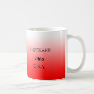 Mug - Ohio State Map avec la ville