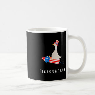 Mug Oie drôle feu d'artifice quatre juillet