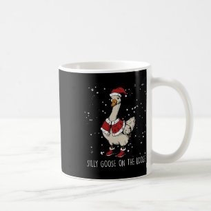 Mug Oie idiote Sur L'Oie De Noël Perdue Père Noël
