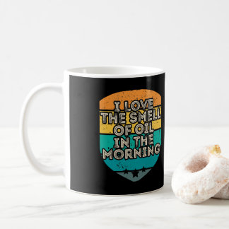 Mug Oilfield Travailleur Roghneck J'Aime L'Odeur Du Pé