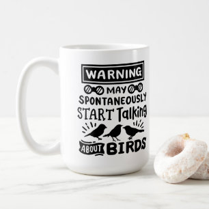 Mug Oiseau amusant observateur d'oiseaux avertisseur