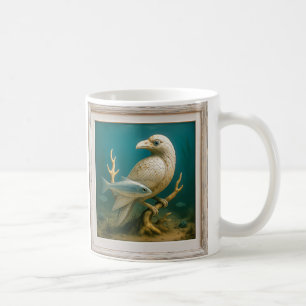 Mug Oiseau blanc statuette