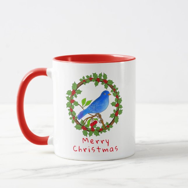 Mug Oiseau bleu (Gauche)