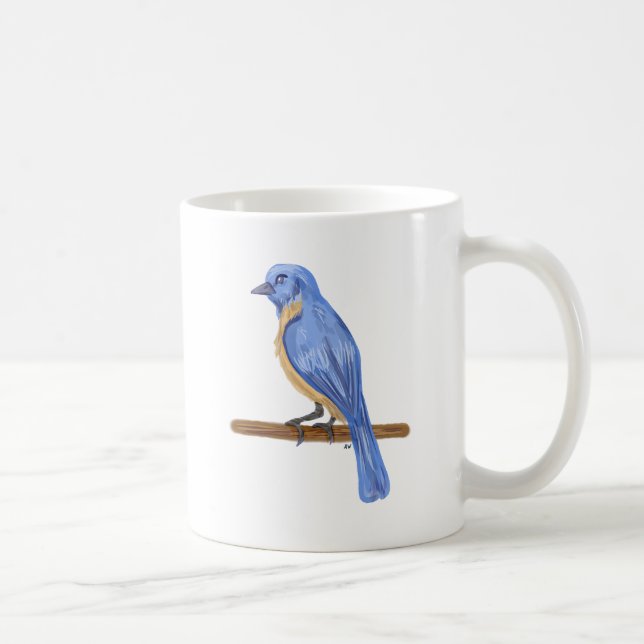Mug Oiseau bleu (Droite)