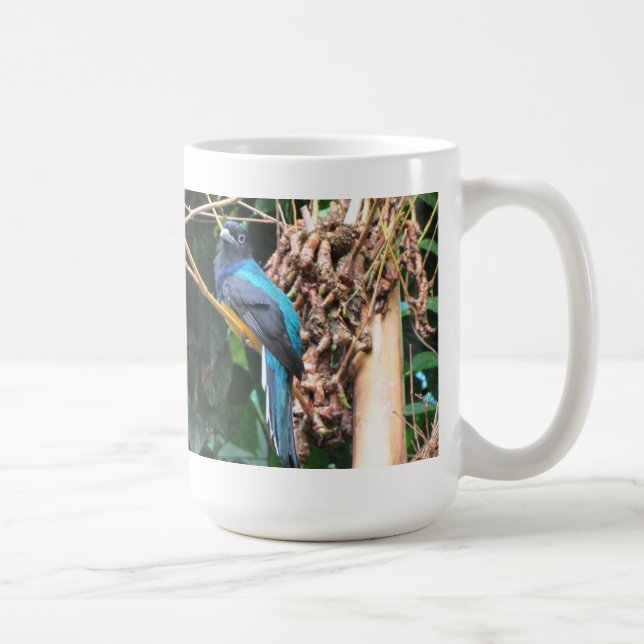 Mug Oiseau bleu à longue queue (Droite)