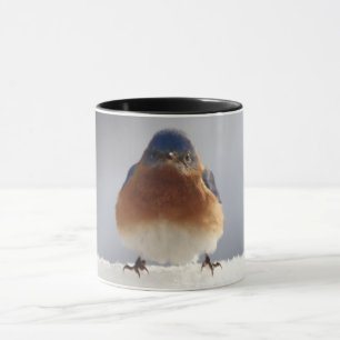 Mug Oiseau bleu gras