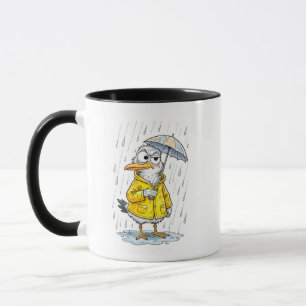 Mug Oiseau Comique Corvée de Pluie