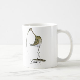 Mug oiseau de courlis cendré avec l'oeuf, fernandes