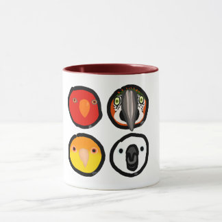 Mug Oiseau de famille d'Utsumi