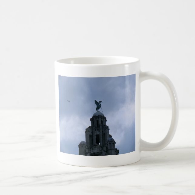 Mug Oiseau de foie à Liverpool (Droite)