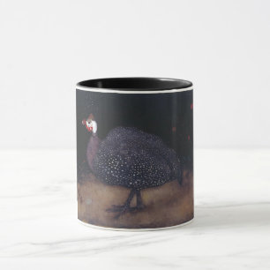 Mug Oiseau de Guineafowl moucheté (par Jan Mankes)