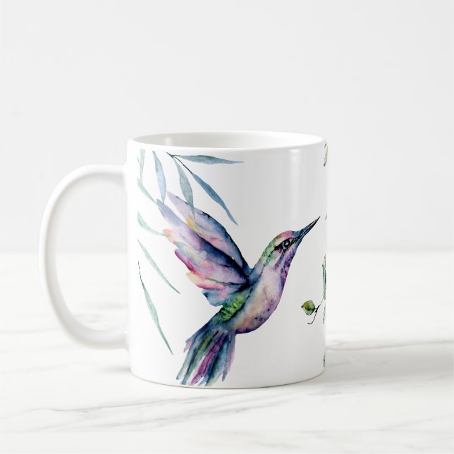 Mug Oiseau de mer Beauté florale (Gauche)