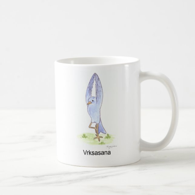 Mug Oiseau de pose d'arbre (Droite)