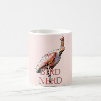 Mug Oiseau de spatule de rose Nerd