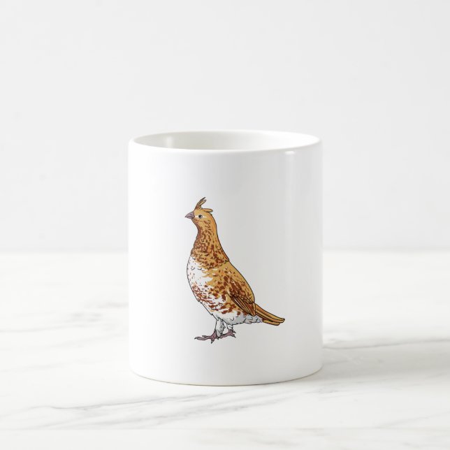 Mug Oiseau d'État de Tétras rouffés de Pennsylvanie (Centre)