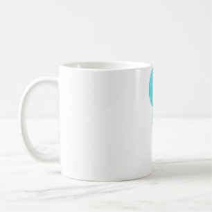 Mug Oiseau faucon sarcelle et lune