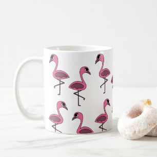 Mug Oiseau Flamant rose rose