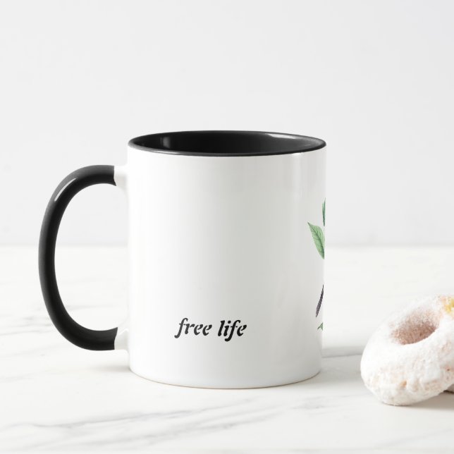 Mug oiseau libre (Avec donut)