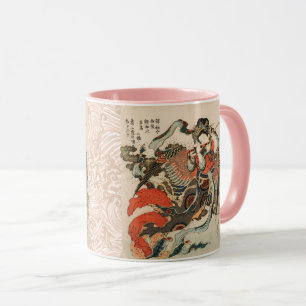 Mug OISEAU MYTHIQUE JAPONAISE À LA TÊTE HUMAINE Karyōb