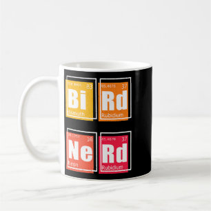 Mug OISEAU NERD Tableau périodique des éléments Survei