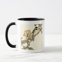 Oiseau oriental perché sur la branche