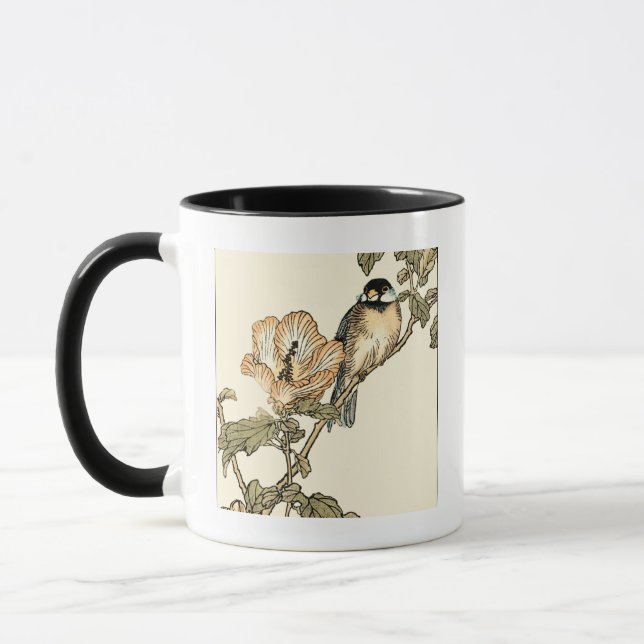 Mug Oiseau oriental perché sur la branche (Gauche)