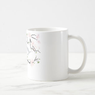 Mug Oiseau rose en fleurs