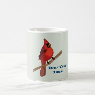 Mug Oiseau rouge cardinal du nord