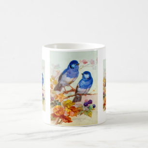 Mug Oiseaux bleus