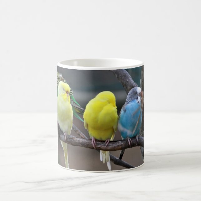 Mug Oiseaux colorés lumineux de perroquets de (Centre)