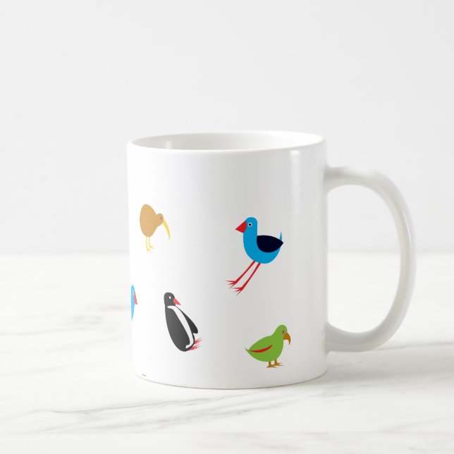 Mug Oiseaux de la Nouvelle Zélande (Droite)