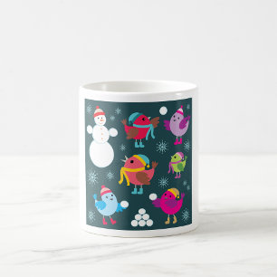 Mug Oiseaux D'Hiver Et Boue De Neiges