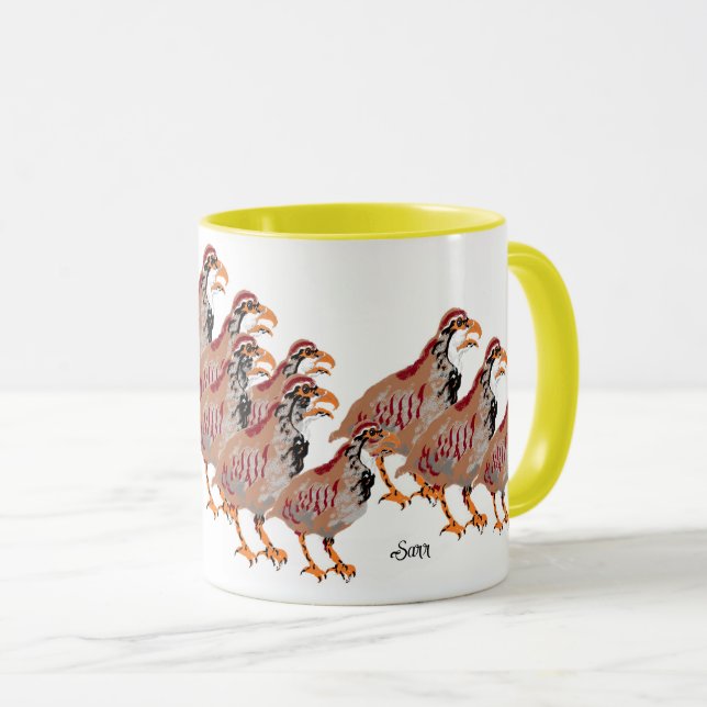 Mug : Oiseaux D'Une Plume (Devant droit)