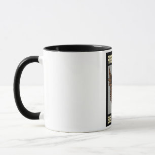 Mug Oiseaux rafraîchissants et cool et colorés volant